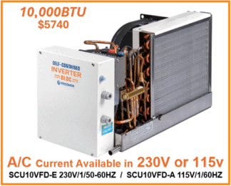 Frigomar 10,000BTU 230/115VAC SCU10VFD-E / A