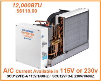 Frigomar 12,000BTU 230/115VAC SCU12VFD-A / E