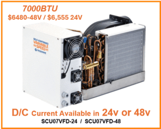 Frigomar 7,000BTU 48/24VDC SCU07VFD-24 / 48